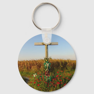 Wayside Crucifix, Rumänien Schlüsselanhänger