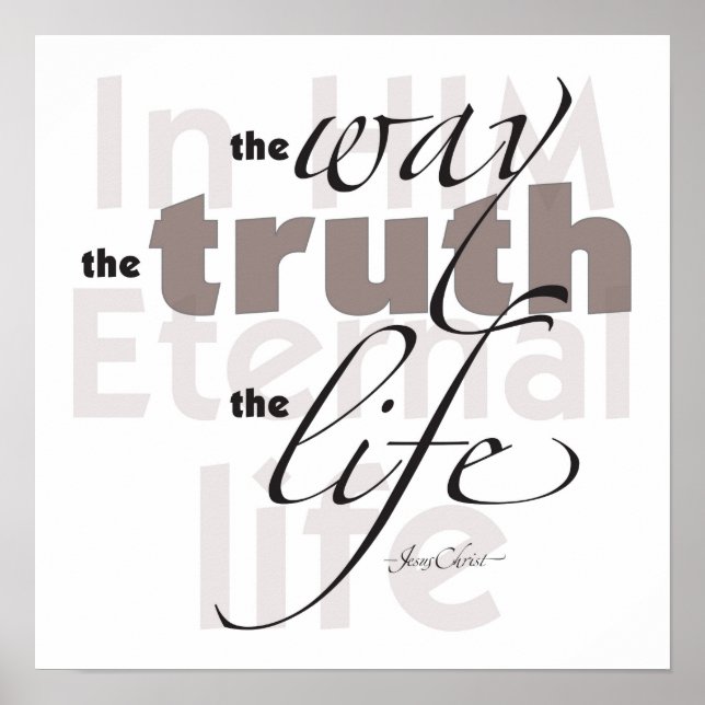 WayTruthLife Poster (Vorne)