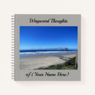 Wayward Thoughts, Journal mit Ozeanansicht Foto Notizbuch