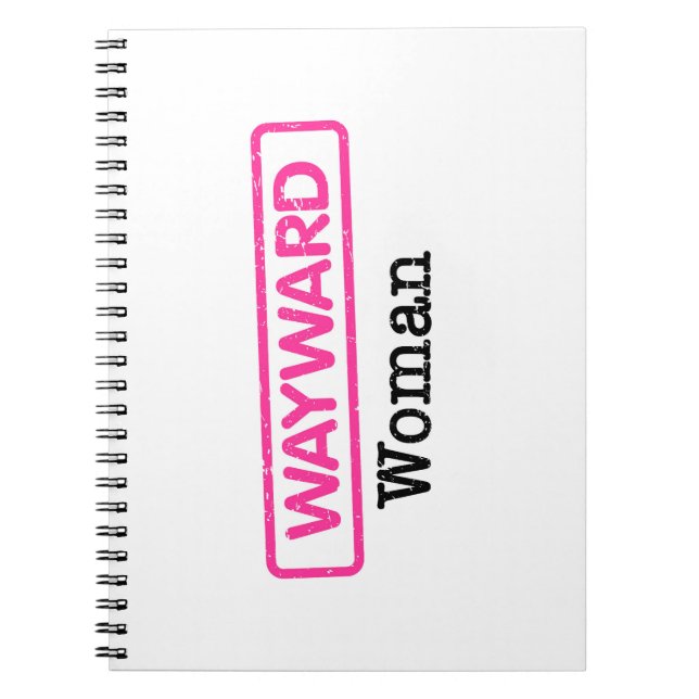 Wayward Woman Notebook Notizblock (Vorderseite)