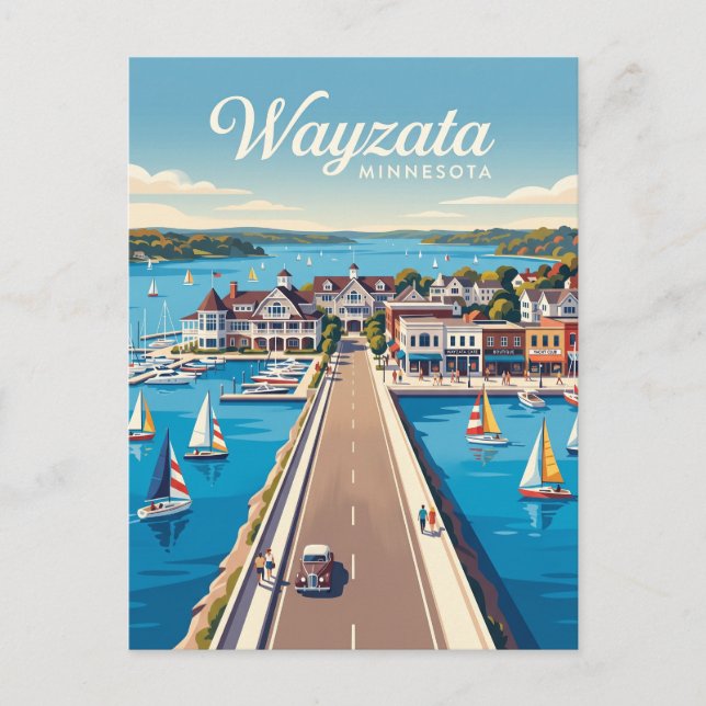 Wayzata USA Postkarte (Vorderseite)