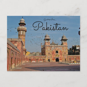 Wazir Khan Mosque Lahore Pakistan Postcard Postkarte