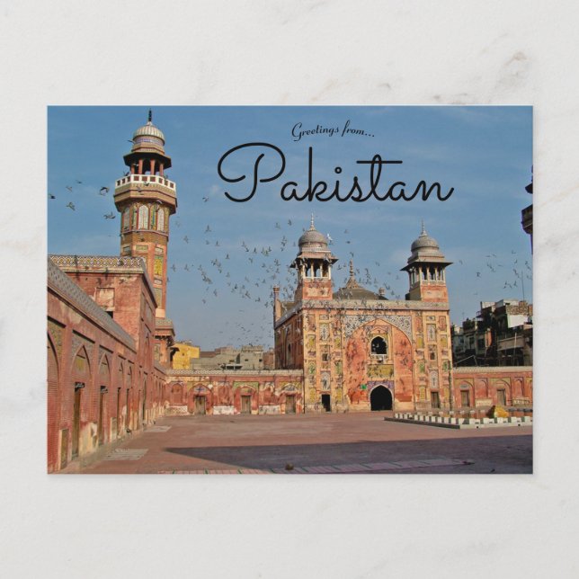 Wazir Khan Mosque Lahore Pakistan Postcard Postkarte (Vorderseite)