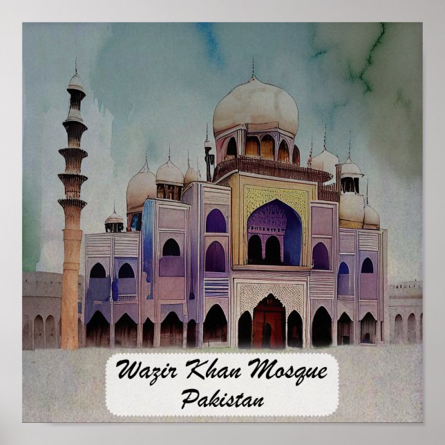 Wazir Khan Mosque Poster (Vorne)