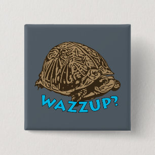 Wazzup - 2 Zoll-Square-Taste Button