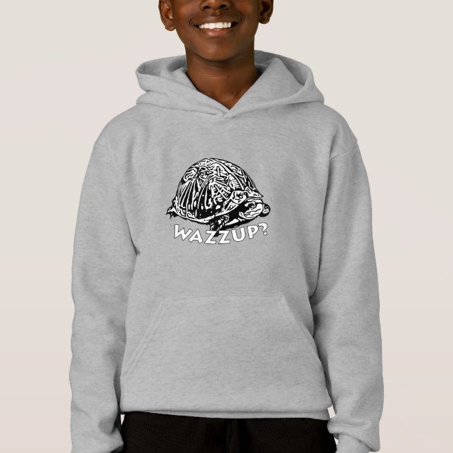 Wazzup - Kinderpullover-Hoodie Hoodie (Vorderseite)