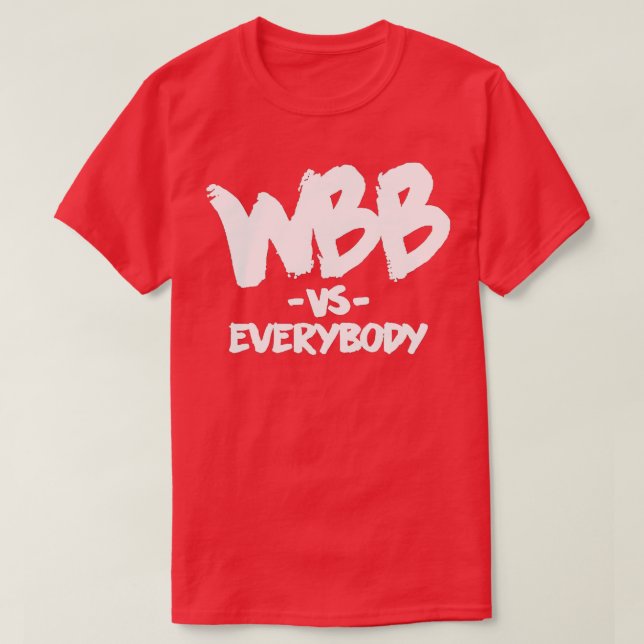 WBB Gegen Jedermann T-Shirt (Design vorne)