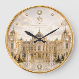 WBP Labo 20th Anniversary Große Wanduhr