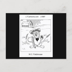 WC Fieldmouse Niedlich Little Mouse Rick London Postkarte