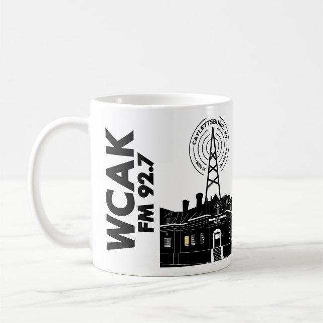 WCAK Radio, Catlettsburg KY Kaffeetasse (Links)