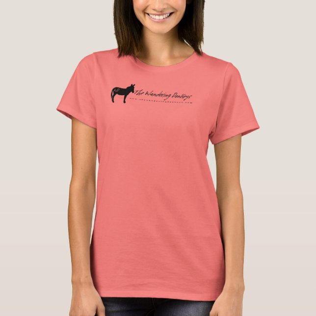 WD Logo Womens Racer Back T Shirt Burnt Sugar L (Vorderseite)