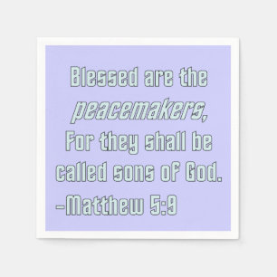 WDJS: Selig sind die Friedensstifter Serviette