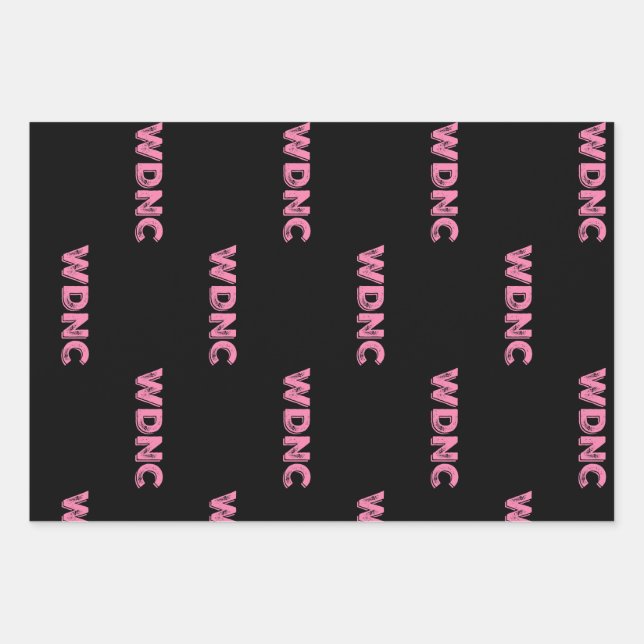 WDNC, das ist uns egal Geschenkpapier Set (Vorderseite)