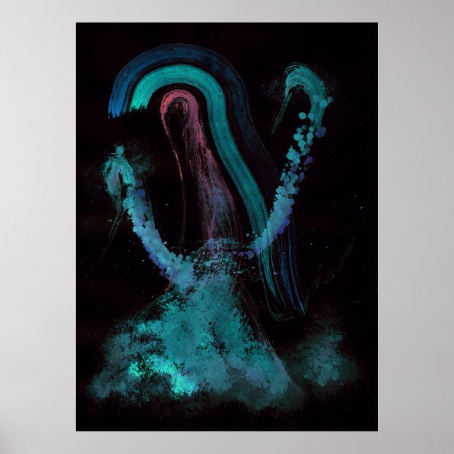 WDV - 089 - Rooted Heron Poster (Vorne)