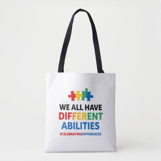 We All Have Different Abilities Awareness Art (Vorderseite)