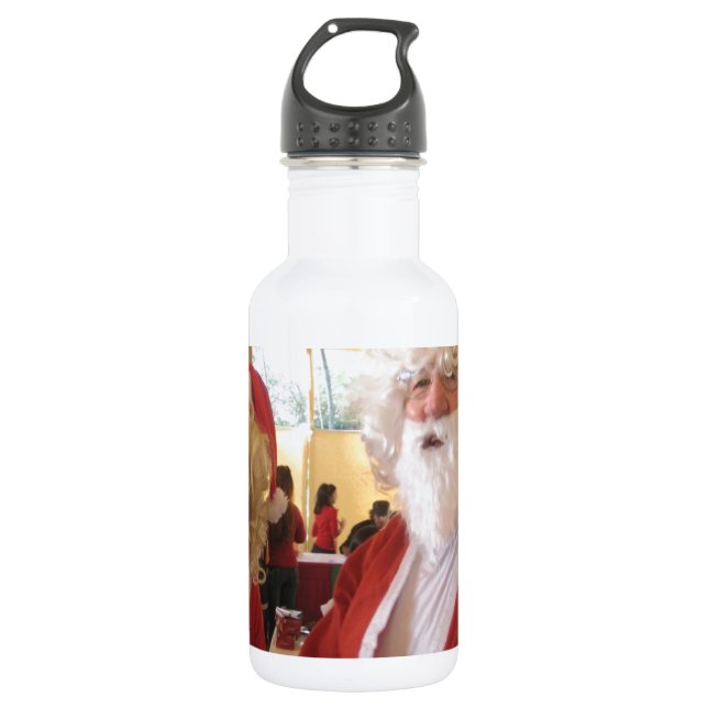 WE ALL NEED LOVE SANTA Hohoho!.jpg Trinkflasche (Vorderseite)