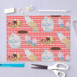 We All Scream For Ice Cream Seidenpapier