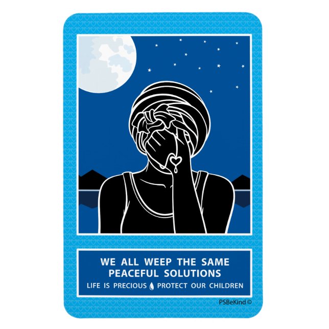 We All Weep The Same 2_Flexibler Magnet 4"x6" (Vertikal)