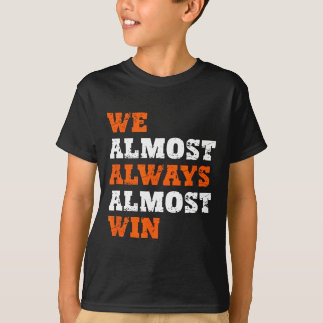 We Almost Always Almost Win Tee Co. Retro Football (Vorderseite)
