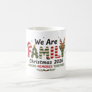We Are Family Weihnachten 2026 Erinnerungen schaff Kaffeetasse