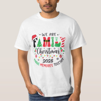 We Are Family Weihnachts-T-Shirt” T-Shirt