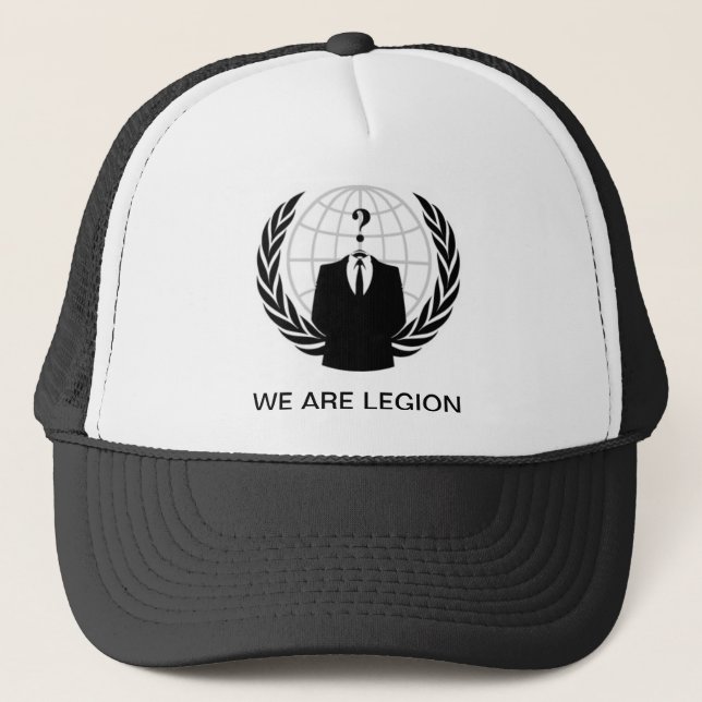 We are Legion CAP! Truckerkappe (Vorderseite)