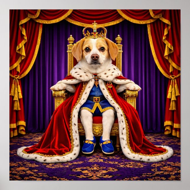 "We Are Not Amused" Poster (Vorne)