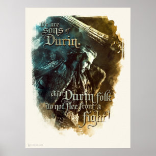 We Are Sons Of Durin Poster