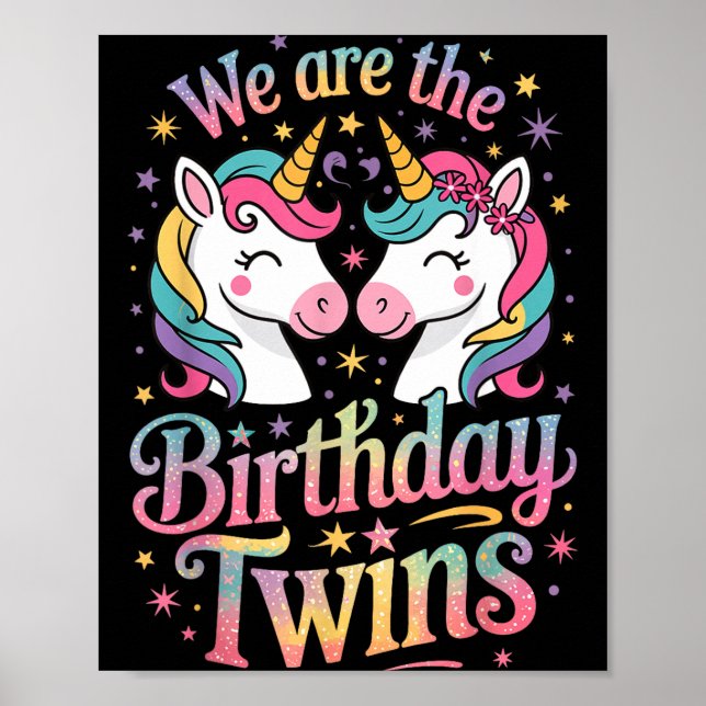 We Are The Birthday Twins  Poster (Vorne)