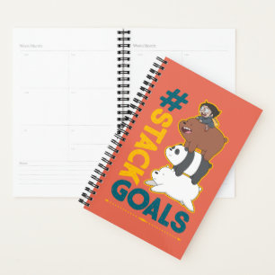 We Bare Bears and Chloe - #StackGoals Planer