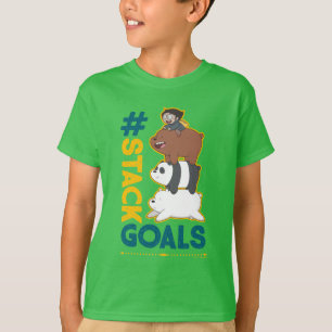 We Bare Bears and Chloe - #StackGoals T-Shirt