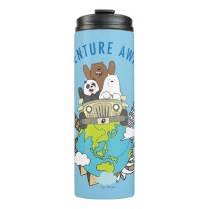 We Bare Bears - Erlebnis wartet Thermosbecher