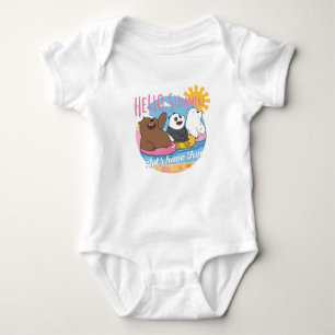 We Bare Bears - Hello Summer! Let's Have Fun Baby Strampler