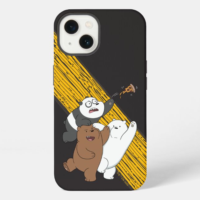 We Bare Bears - Letzte Pizzascheibe iPhone Hülle (Rückseite)