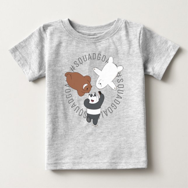 We Bare Bears - #SquadGoals Baby T-shirt (Vorderseite)