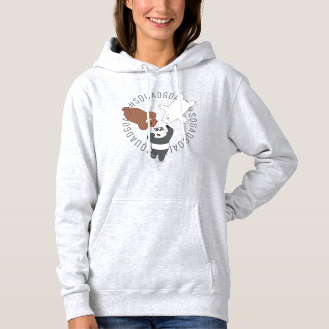 We Bare Bears - #SquadGoals Hoodie (Vorderseite)