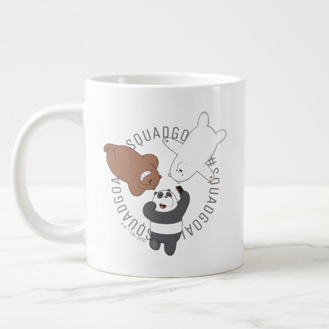 We Bare Bears - #SquadGoals Jumbo-Tasse (Links)