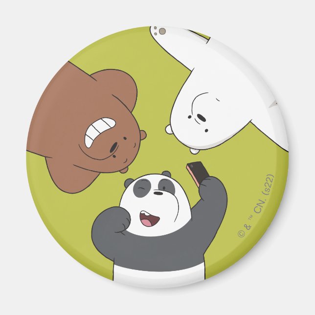 We Bare Bears - #SquadGoals Magnet (Vorne)