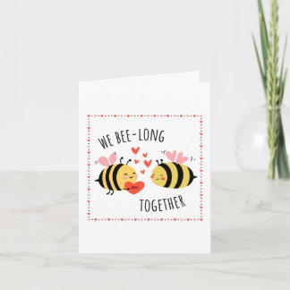 We Bee-long Together Greeting Card Karte