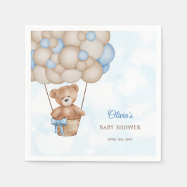 We Can Bearly Wait Baby Shower Serviette