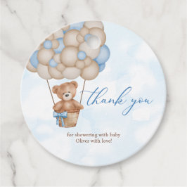 We Can Bearly Wait Baby Shower Thank You Geschenkanhänger