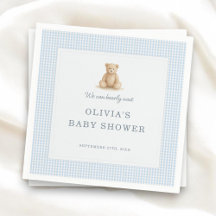 We Can Bearly Wait Teddy Bear Baby Shower Party