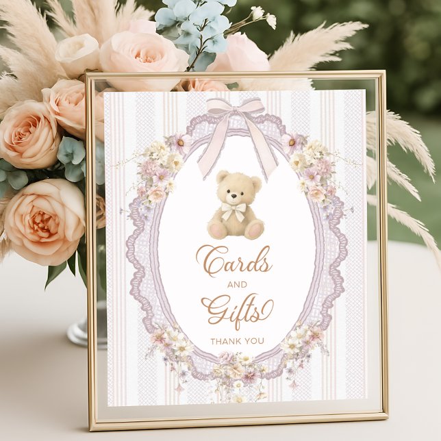 We Can Bearly Wait Teddy Bear Cards and Gifts Poster (Von Creator hochgeladen)