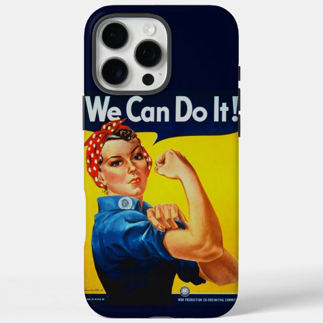 We Can Do It Rosie the Riveter Case-Mate iPhone Hülle (Rückseite)