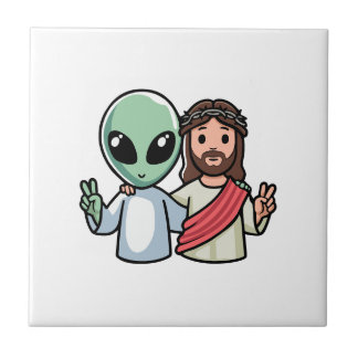 We come in peace fliese