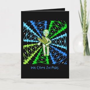 We Come In Peas ... Pass The Mashed Potatoes! Feiertagskarte