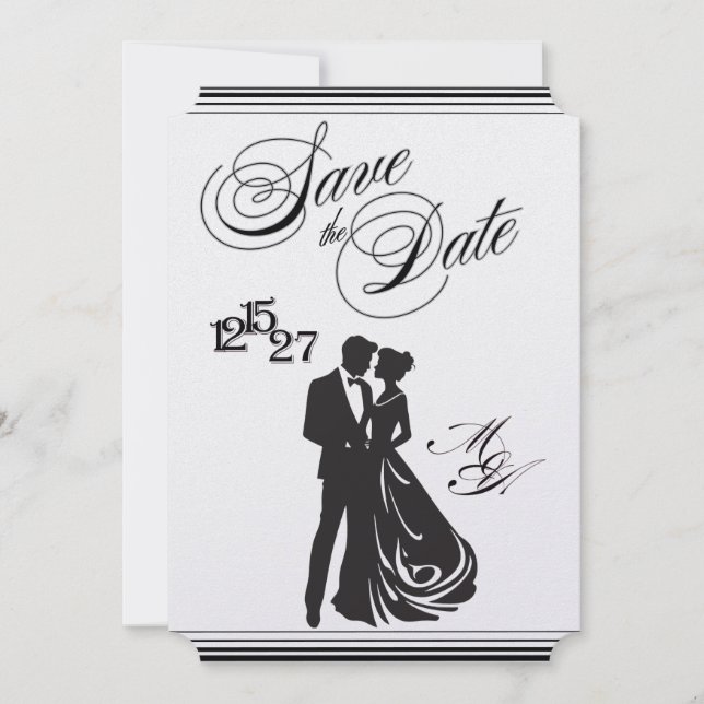 We Do Formal Save the Date Einladung (Vorderseite)