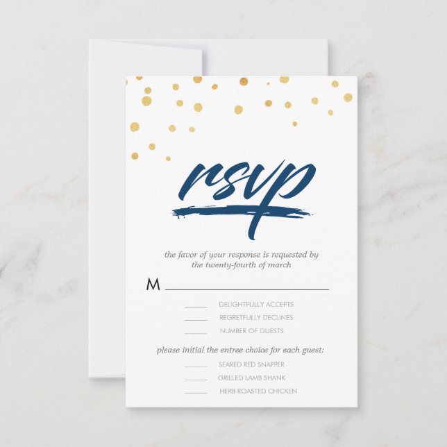 "We do" Typografie RSVP Karten \ WEDDINGS (Vorderseite)