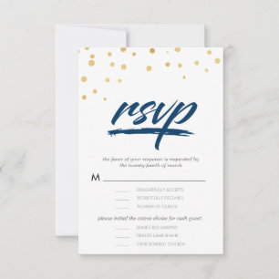 "We do" Typografie RSVP Karten \ WEDDINGS