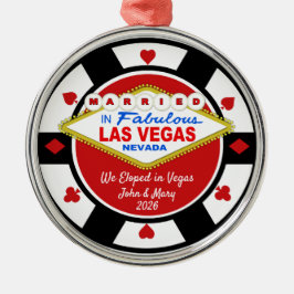 We Eloped in Vegas Ornament 2026